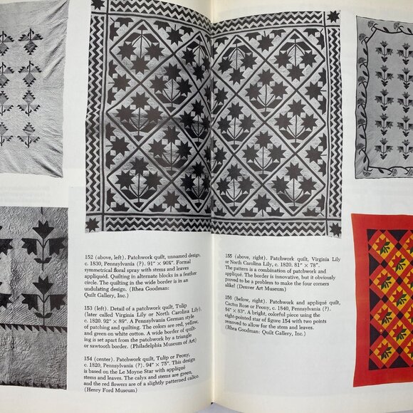 Vintage 1985 Americas Quilts And Coverlets Safford Bishop Hardback Book Gallery - Picture 8 of 16